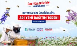 Beykoz Belediyesi'nden Arı Yemi Desteği