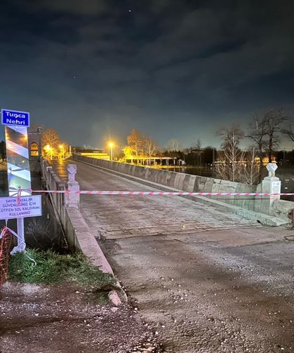Edirne’de Alarm: Tarihi Köprüler Ulaşıma Kapatıldı