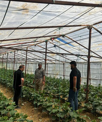 Yüksekova’da saha mesaisi: Çiftçinin her aşamada yanındalar!