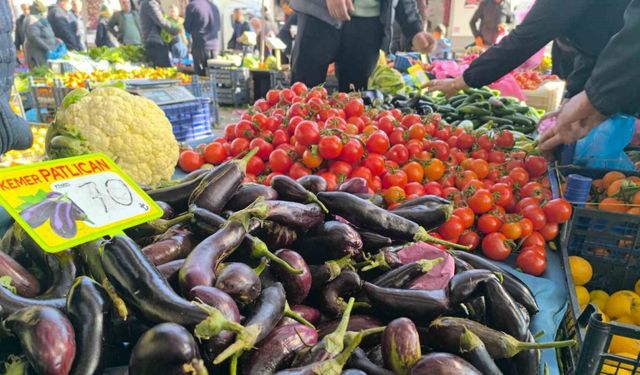 Olumsuz hava şartları patlıcan fiyatlarını yükseltti