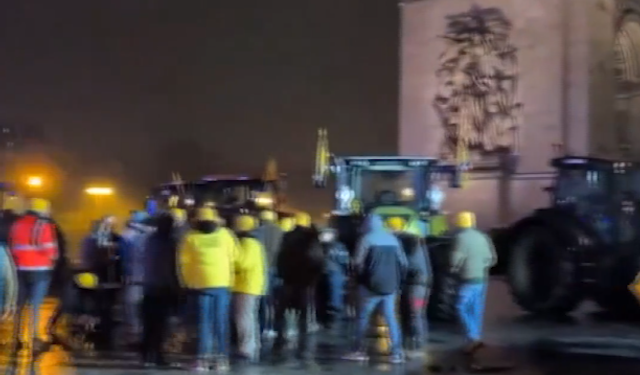 Avrupa’nın Kalbinde Şafak Baskını: Traktörler Paris’te