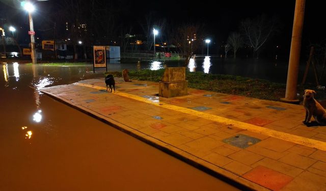 Tunca Taştı, Kırkpınar Sular Altında Kaldı