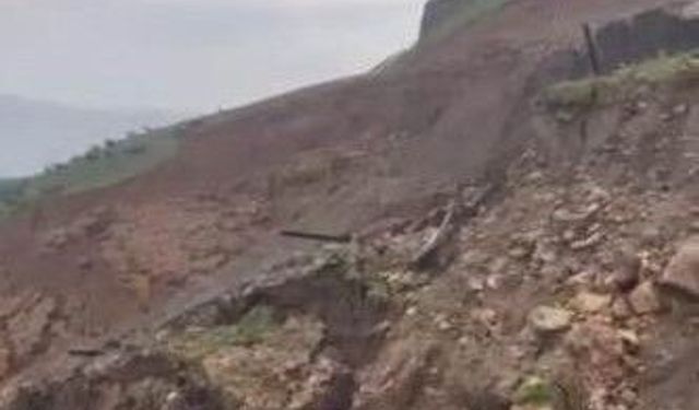 Kurtalan’da Toprak Kayması Paniği: Köylü Tedirgin