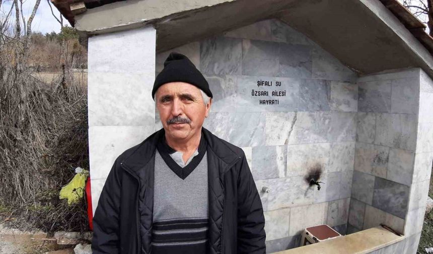 Şifalı olduğu iddia edilen suya yoğun ilgi