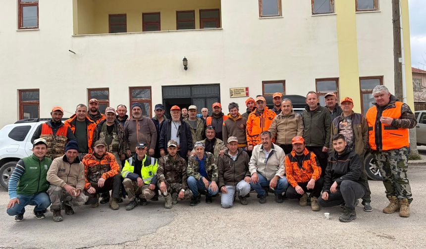 Beypazarı’nda Yaban Domuzlarına Sürek Avı