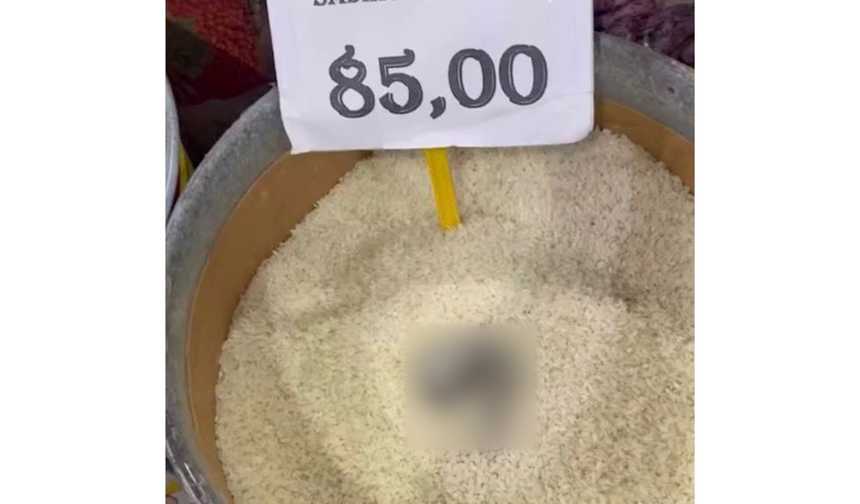 Mersin’de skandal görüntü: Pirinçten kedi dışkısı çıkan markete ceza